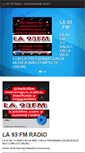 Mobile Screenshot of la93fm.com